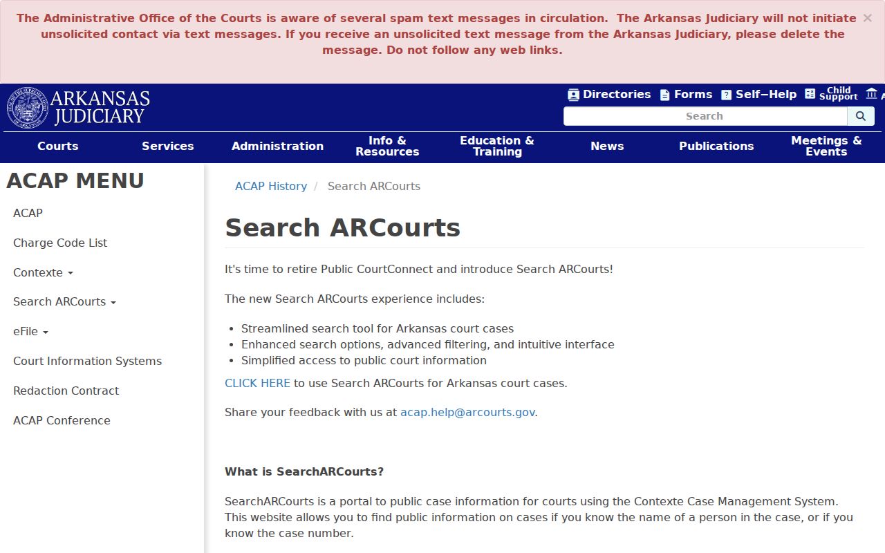 Washington County court docket Search ARCourts coverage information